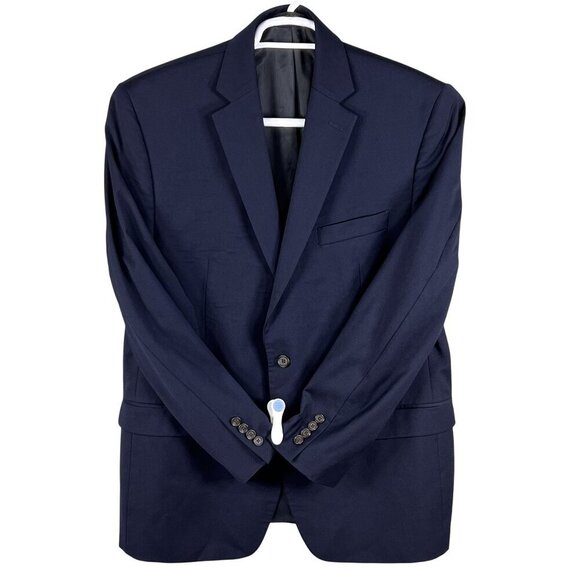 Lauren Ralph Lauren Mens 42R Navy Sport Coat Blazer Wool Quiet Luxury Timeless - Picture 4 of 13